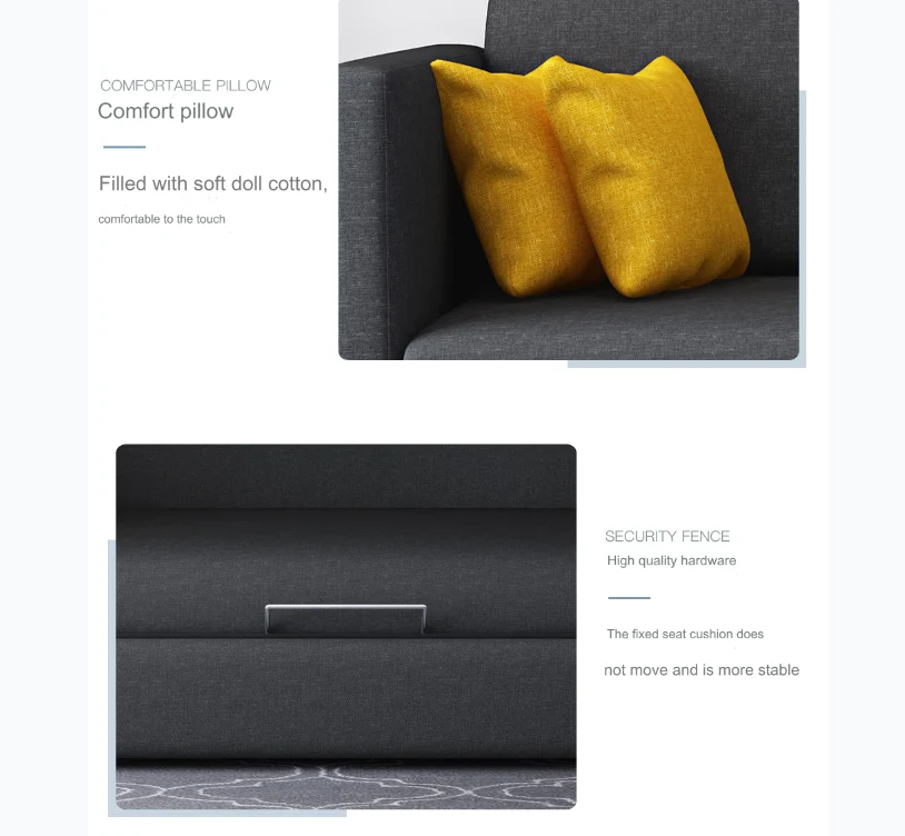 Modern Space Sleeper Saving Foldable Bunk Bed Sofa - Image 3