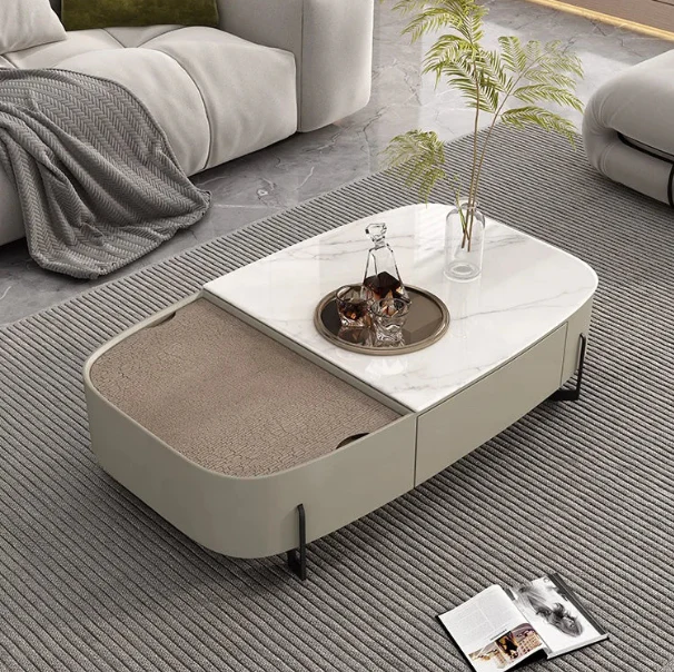 Elegant Creative Multifunctional Lift-Up Storage Coffee Table - Image 2