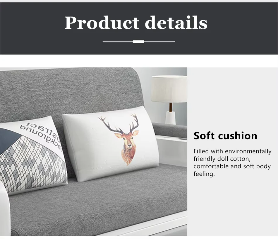Retractable Minimalist Design Japanese Sofa Bed - Image 3
