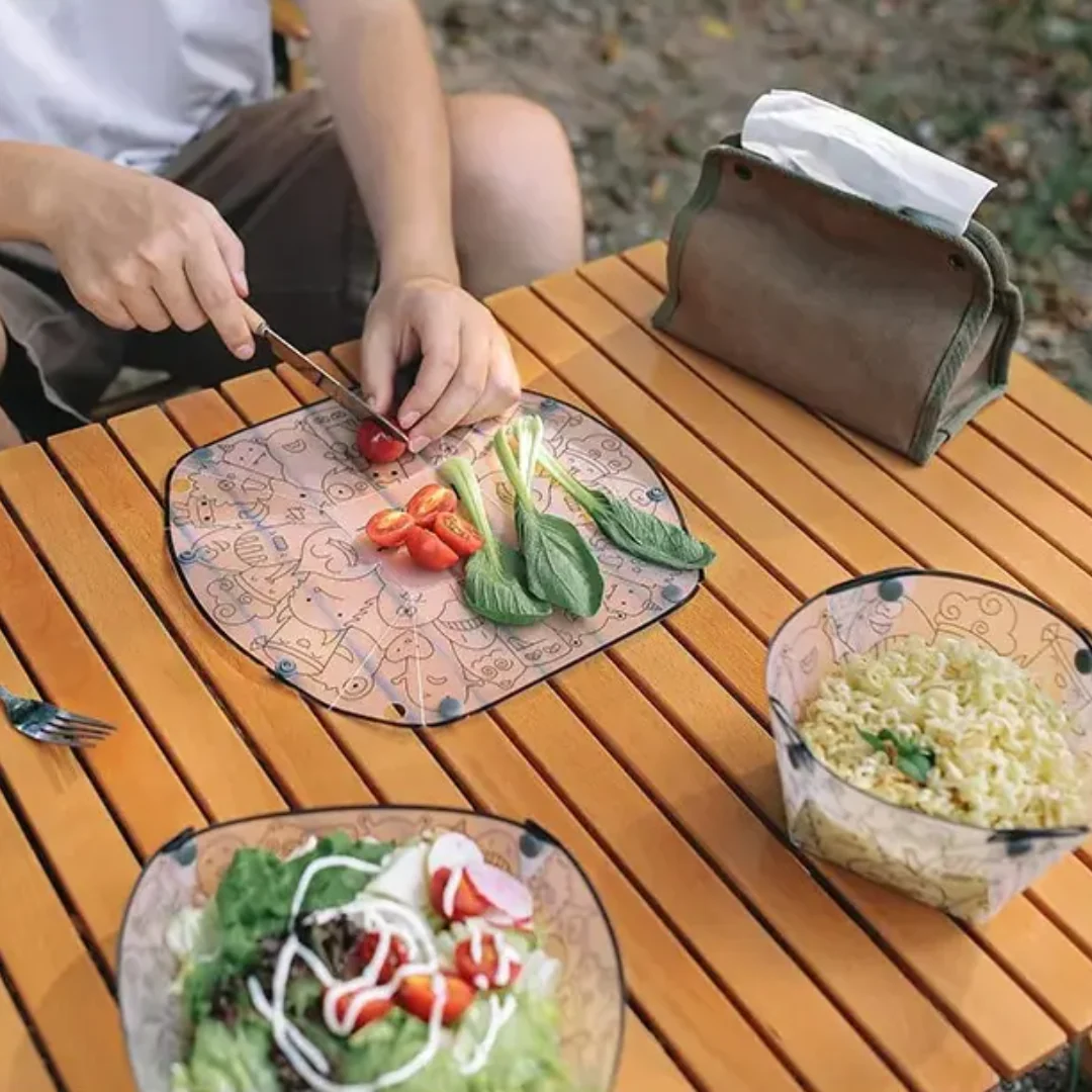 Collapsible Travel Picnic Camping Dish Set - Image 3