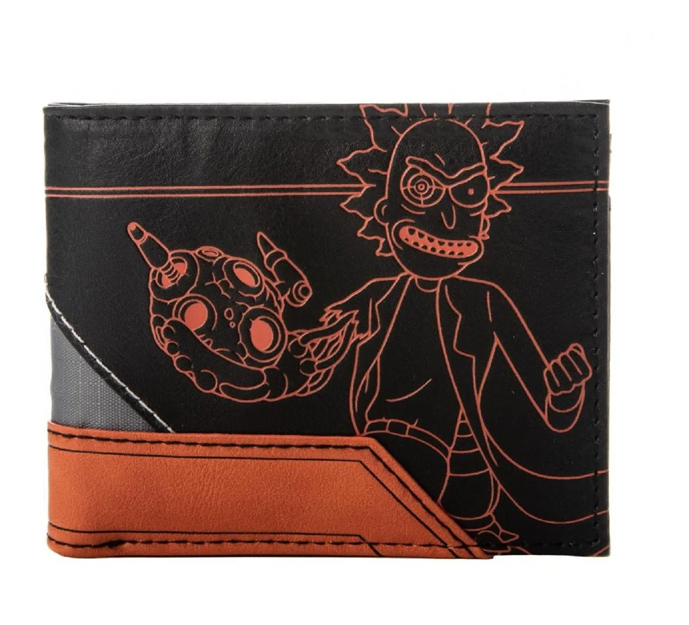 Rick and Morty Layered Material Bifold Wallet - Image 1
