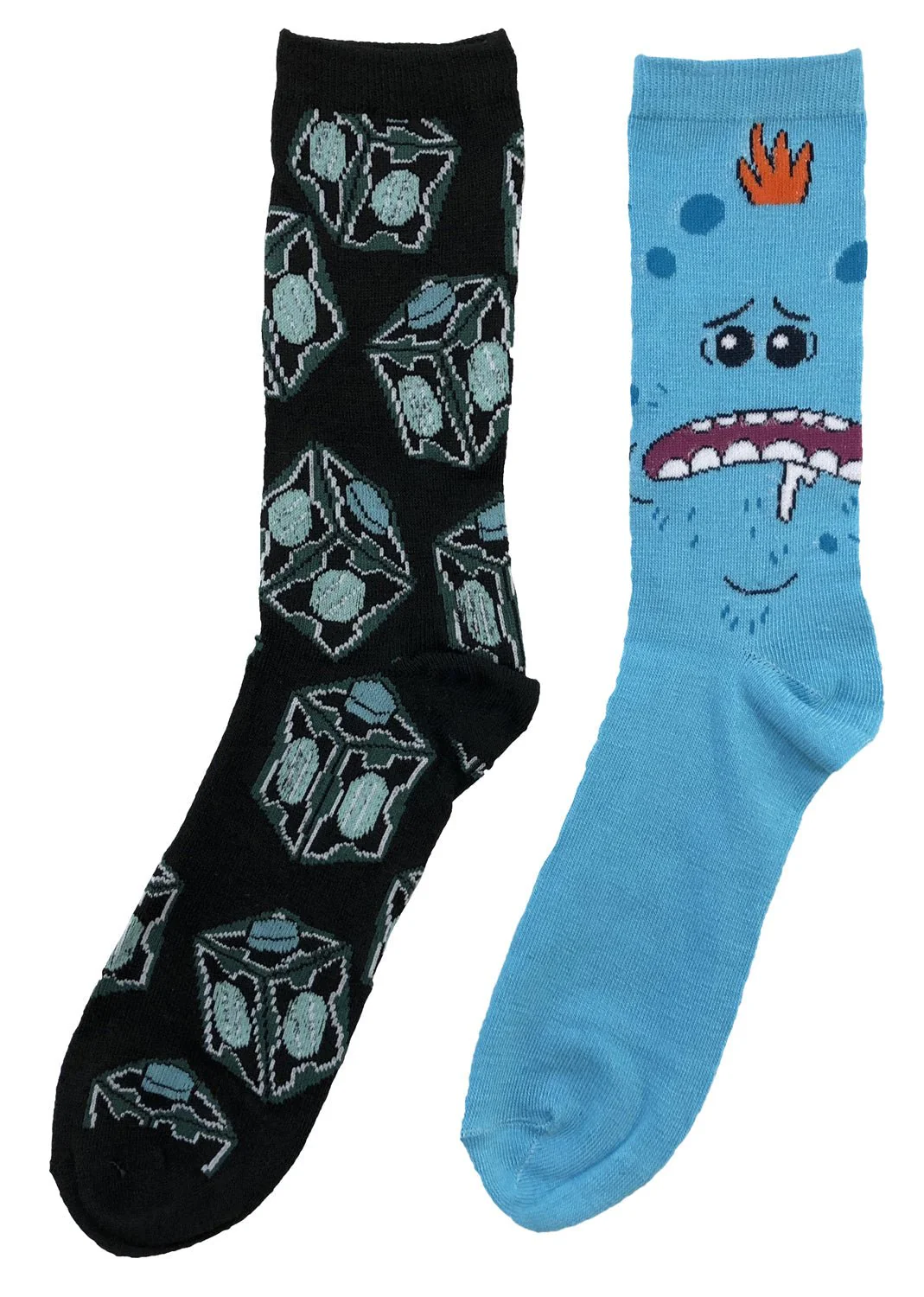 Rick And Morty Meeseeks Box 2 Pack Crew Socks - Image 1