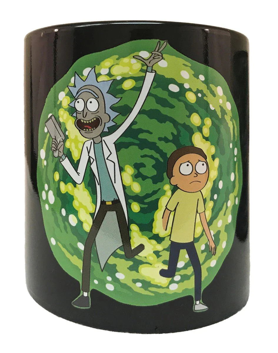 Rick And Morty Portal Heat Reactive Coffee Mug - Image 1