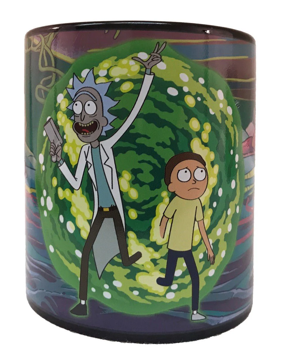 Rick And Morty Portal Heat Reactive Coffee Mug - Image 2
