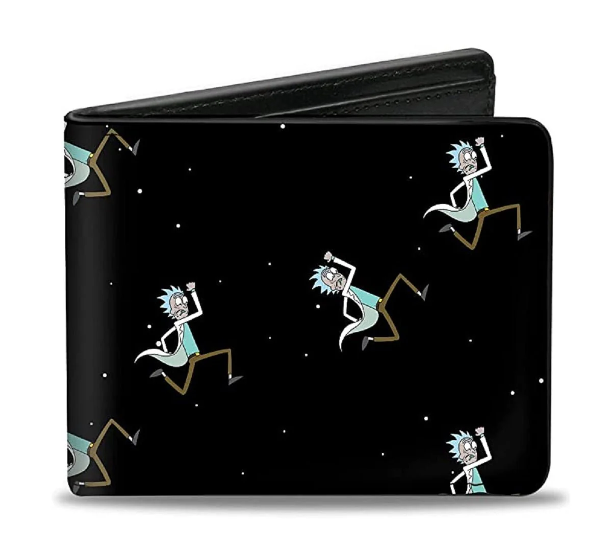 Rick and Morty Running in Space Bi-Fold Wallet - Image 1