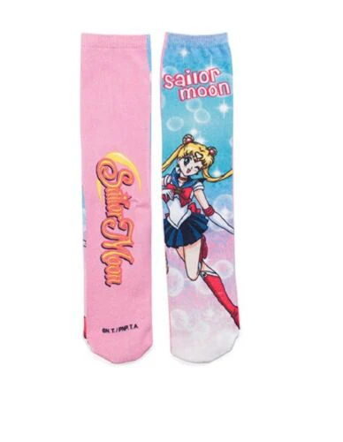 Sailor Moon 360 Print Photo Real Crew Socks - Image 1