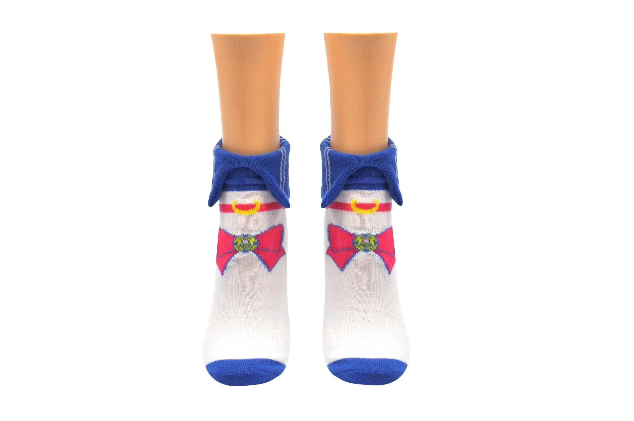 Sailor Moon Cosplay Collar Anime Lowcut Socks - Image 1