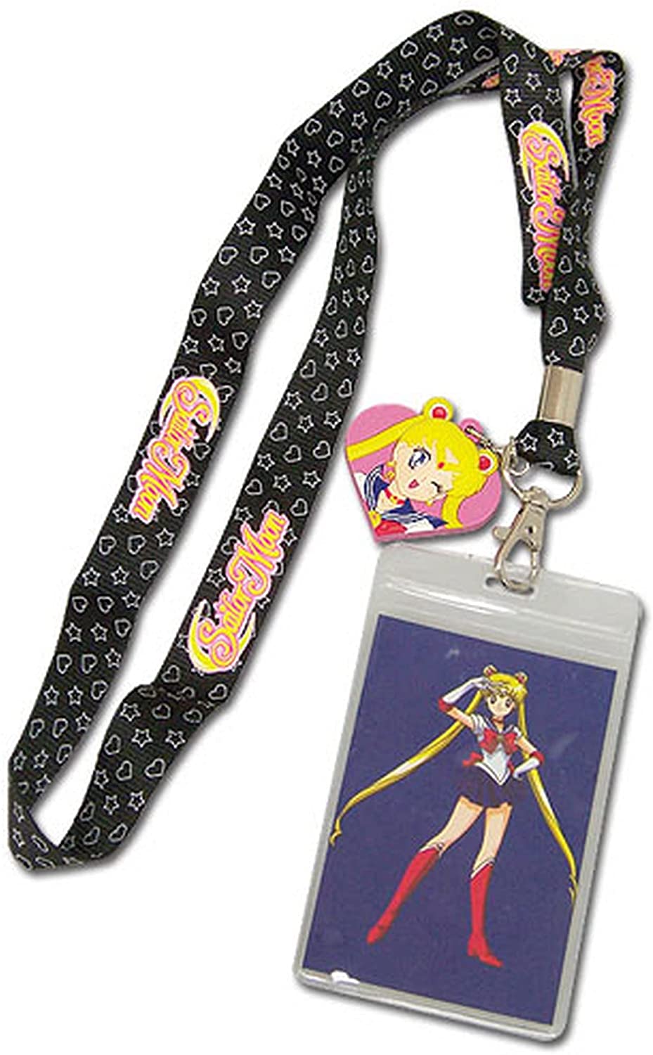 Sailor Moon Love Anime Lanyard Neck Strap Id Holder - Image 1