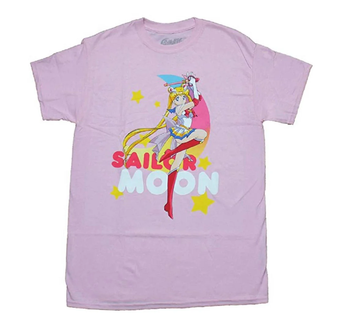 Sailor Moon Supers Anime Adult T-Shirt - Image 1