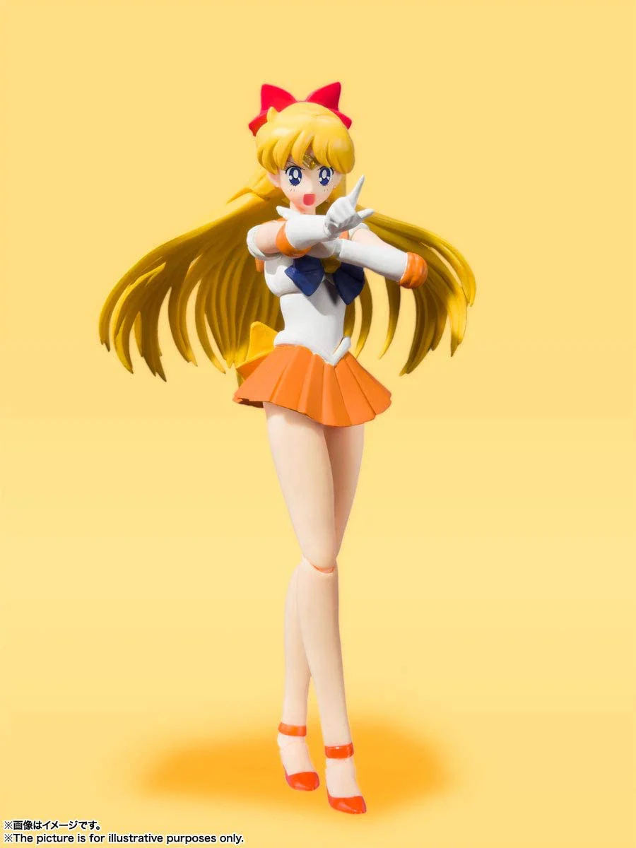 Sailor Venus Animation Color Edition Pretty Guardian Sailor Moon Bandai Tamashi Nations S.H. Figuarts - Image 2
