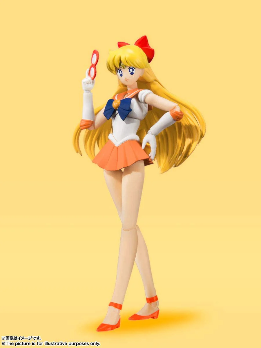 Sailor Venus Animation Color Edition Pretty Guardian Sailor Moon Bandai Tamashi Nations S.H. Figuarts - Image 3