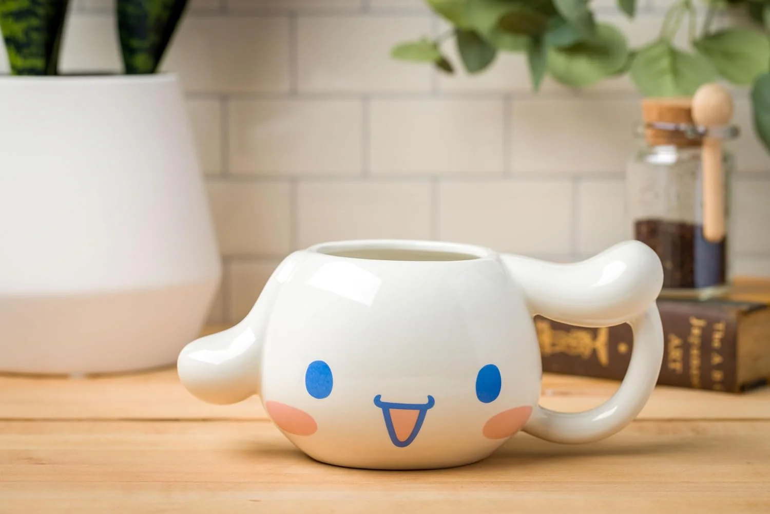 Sanrio Hello Kitty and Friends Cinnamoroll Ceramic 3D Sculpted Mug Microwave Safe 20 Ounces - Image 2