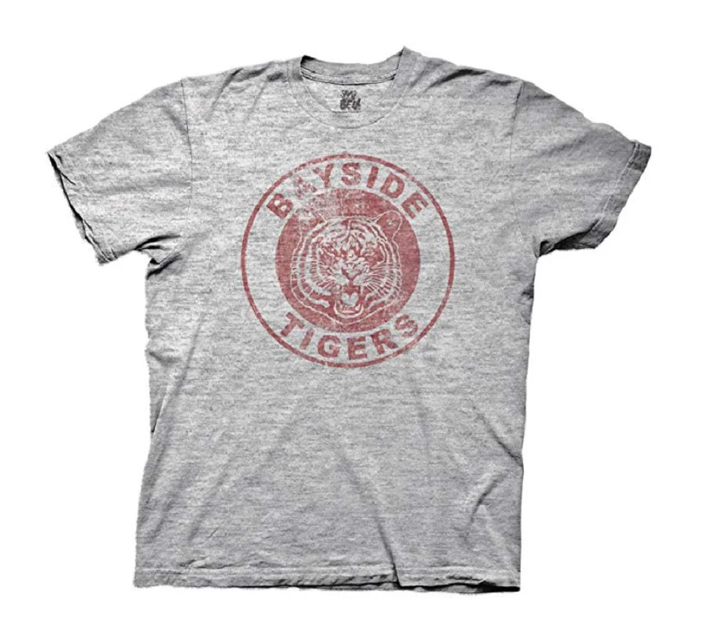 Saved by The Bell Bayside Tigers Adult T Shirt - Image 2
