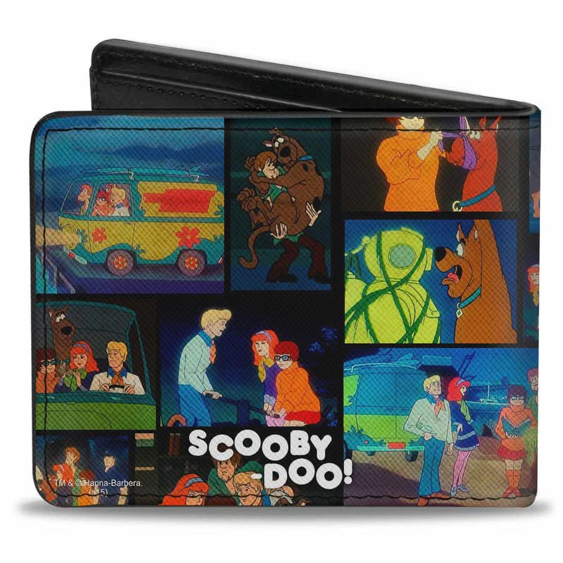 Scooby Doo & Shaggy Pose/Scene Blocks Bi-fold Wallet - Image 2