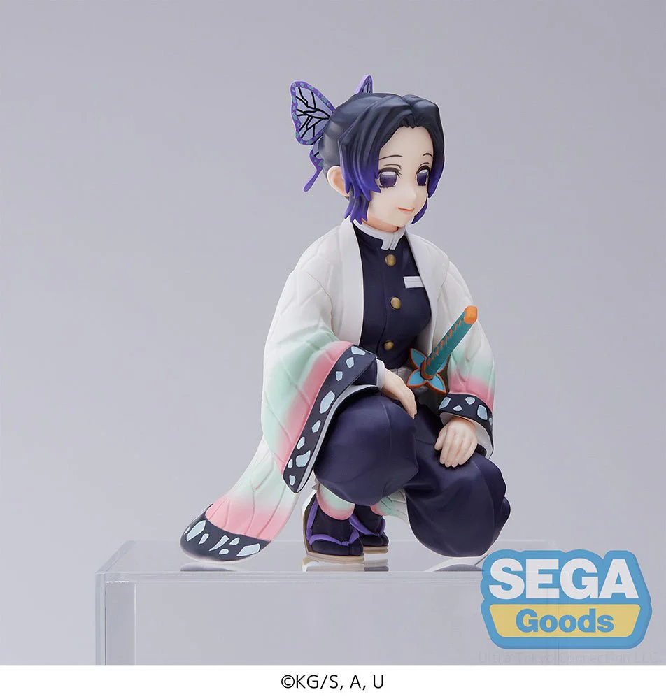 SEGA Demon Slayer Kimetsu no Yaiba Shinobu Kocho Hashira Meeting Perching Ver. PM Prize Figure - Image 3