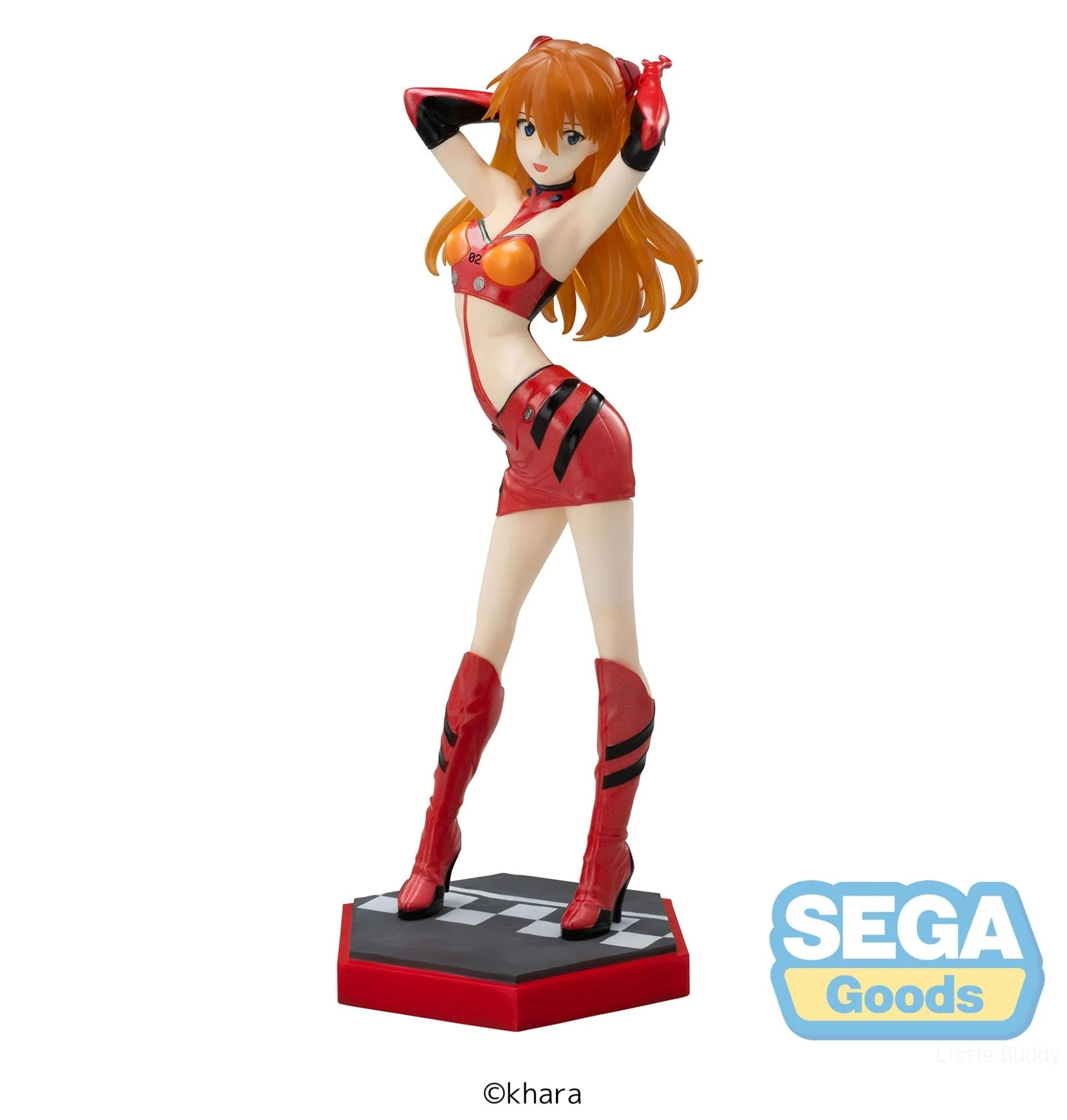 SEGA Evangelion Racing Luminasta Asuka Shikinami Langley Pit Walk Figure - Image 1