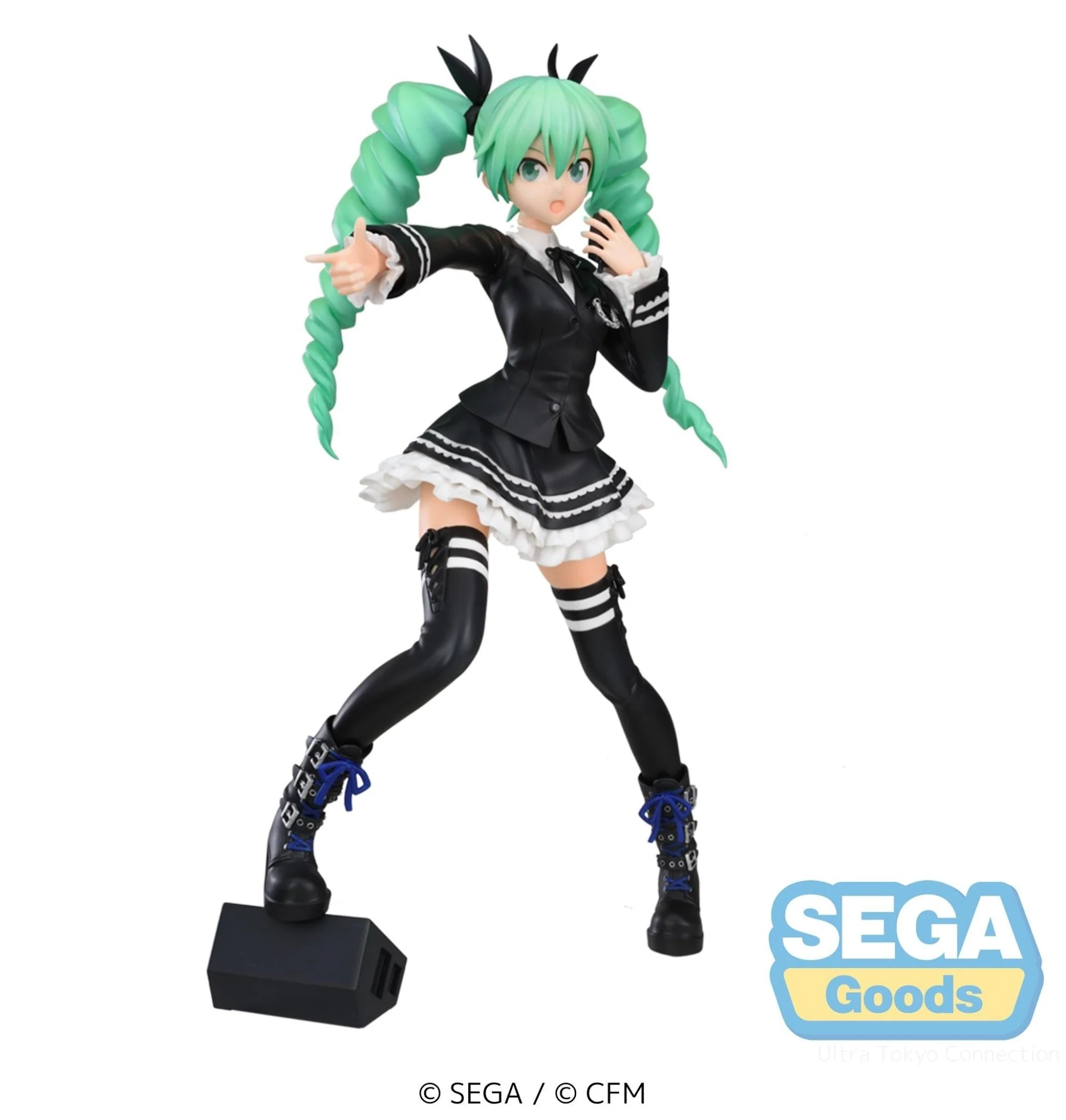 SEGA - Hatsune Miku SPM Project DIVA Future Tone Dark Angel Ver. Prize Figure - Image 1