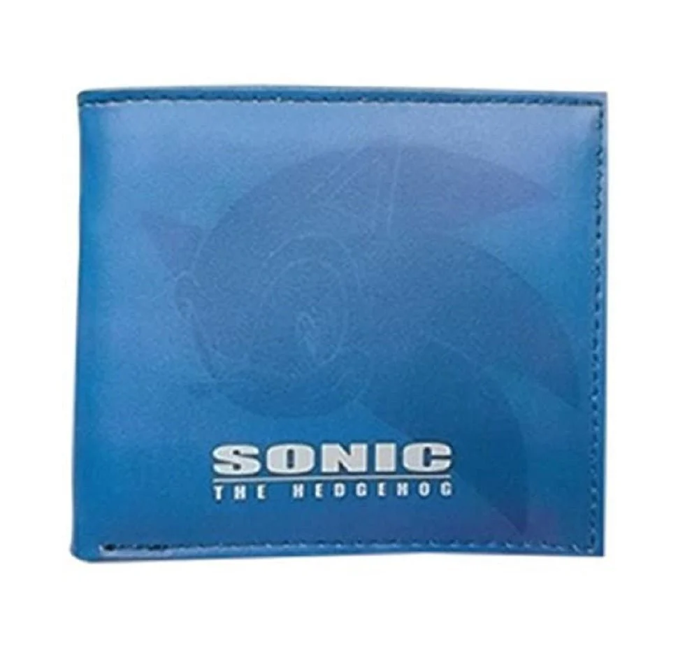 Sega Sonic The Hedgehog Blue Gamer Bifold Wallet - Image 1
