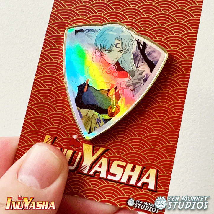Sesshomaru - Foil Shield Series - Inuyasha Pin Zen Monkey Studios - Image 2