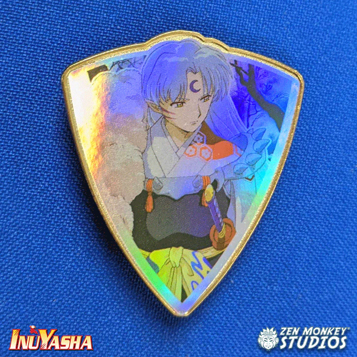 Sesshomaru – Foil Shield Series – Inuyasha Pin Zen Monkey Studios