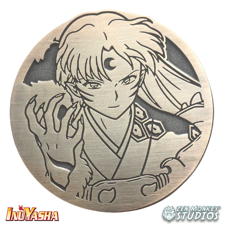 Inuyasha Sesshomaru Anime Limited Edition Emblem Enamel Pin - Image 1