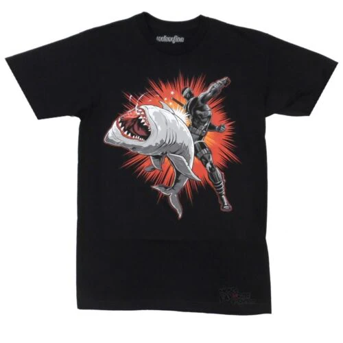 Snake Eyes Shark Punch G.I. Joe Adult T-Shirt - Image 2