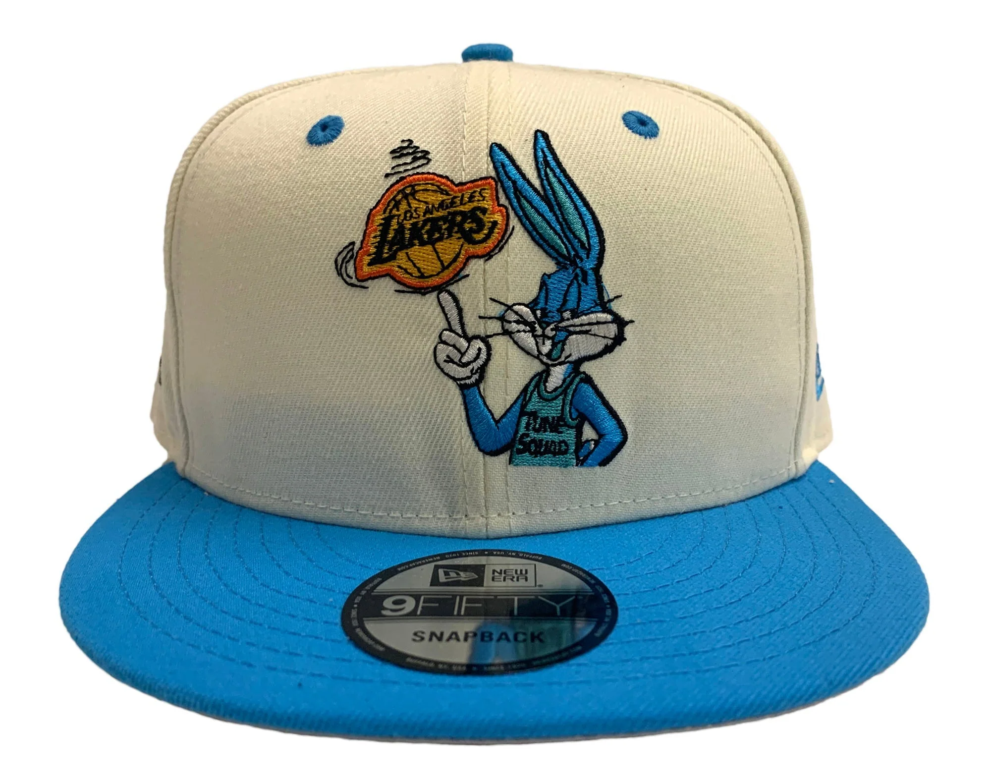 Space Jam A New Legacy Bugs Bunny Lakers New Era 9Fifty Snapback Cap Hat - Image 1