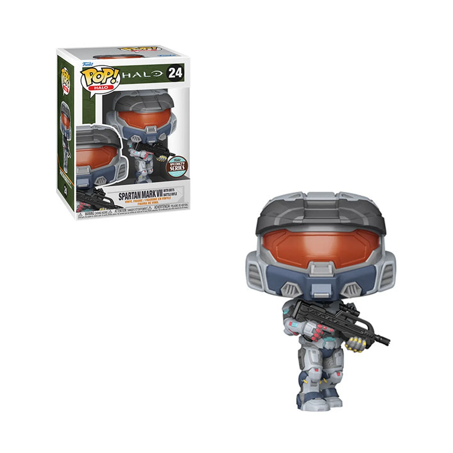 Funko Pop! Games: Halo Infinite - Spartan Mark VII with BR75 #24 Specialty Series Exclusive - Image 1