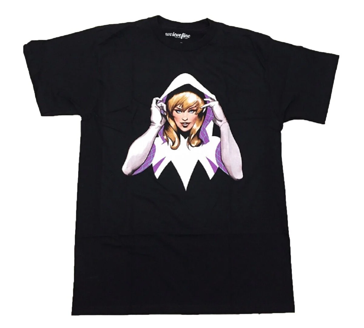 Spider-Gwen Reveal Spider Gwen Spider-Man Marvel Comics Adult T-Shirt - Image 2