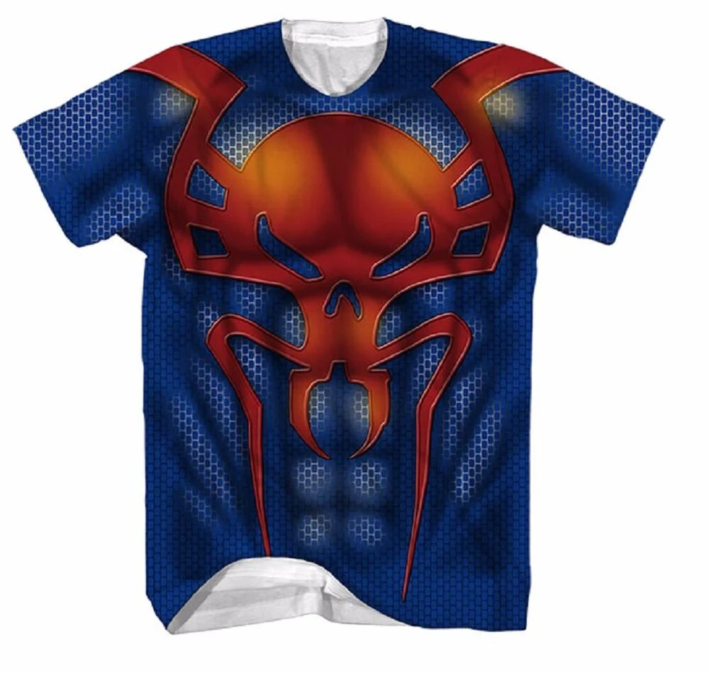 Spider-Man 2099 Costume Marvel Comics Sublimated Adult T-Shirt - Image 2
