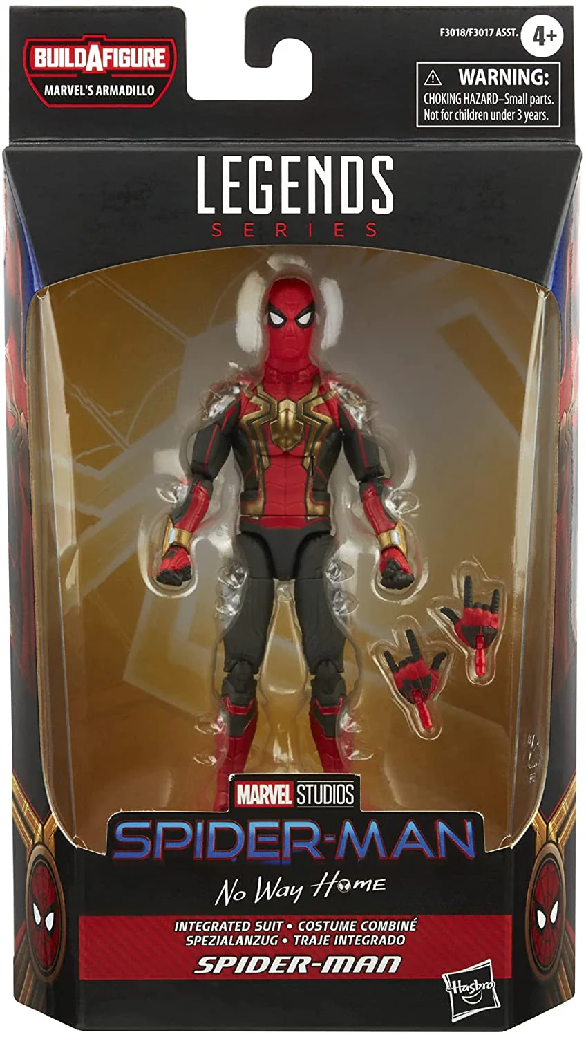 Spider-Man Marvel Legends Series Integrated Suit 6-inch Collectible Action Figure - Image 1