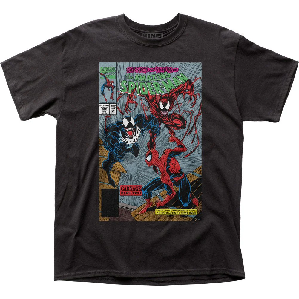 Spider-Man Maximum Carnage Part 2 Marvel Comics Adult T Shirt - Image 1