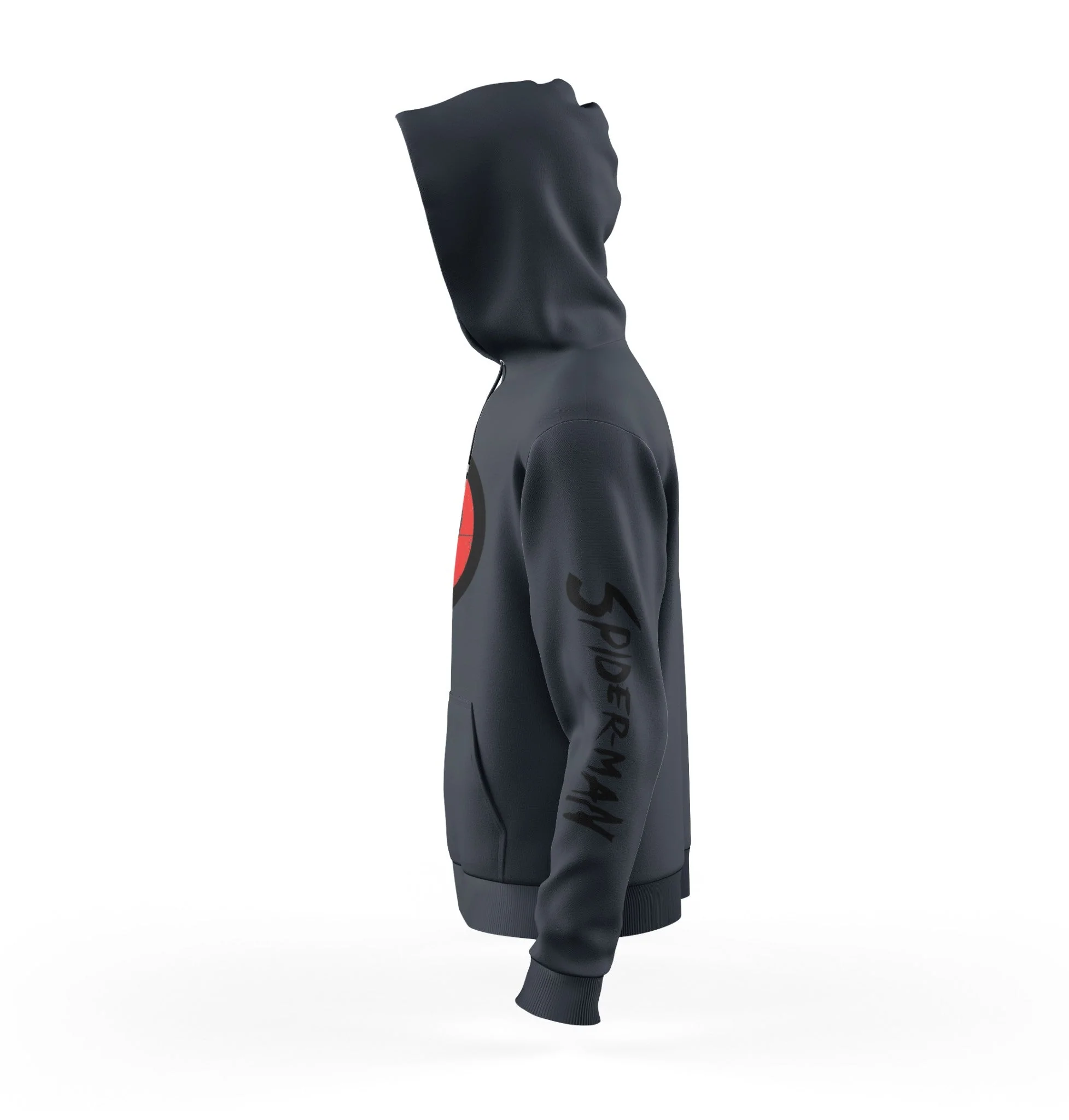 Spider-Man Spidey Web Symbol Marvel Pullover Hoodie - Image 2