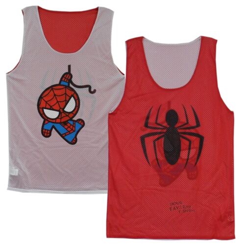 Spider-Man Symbol Kawaii Marvel Comics Reversible Mesh Tank Top - Image 2
