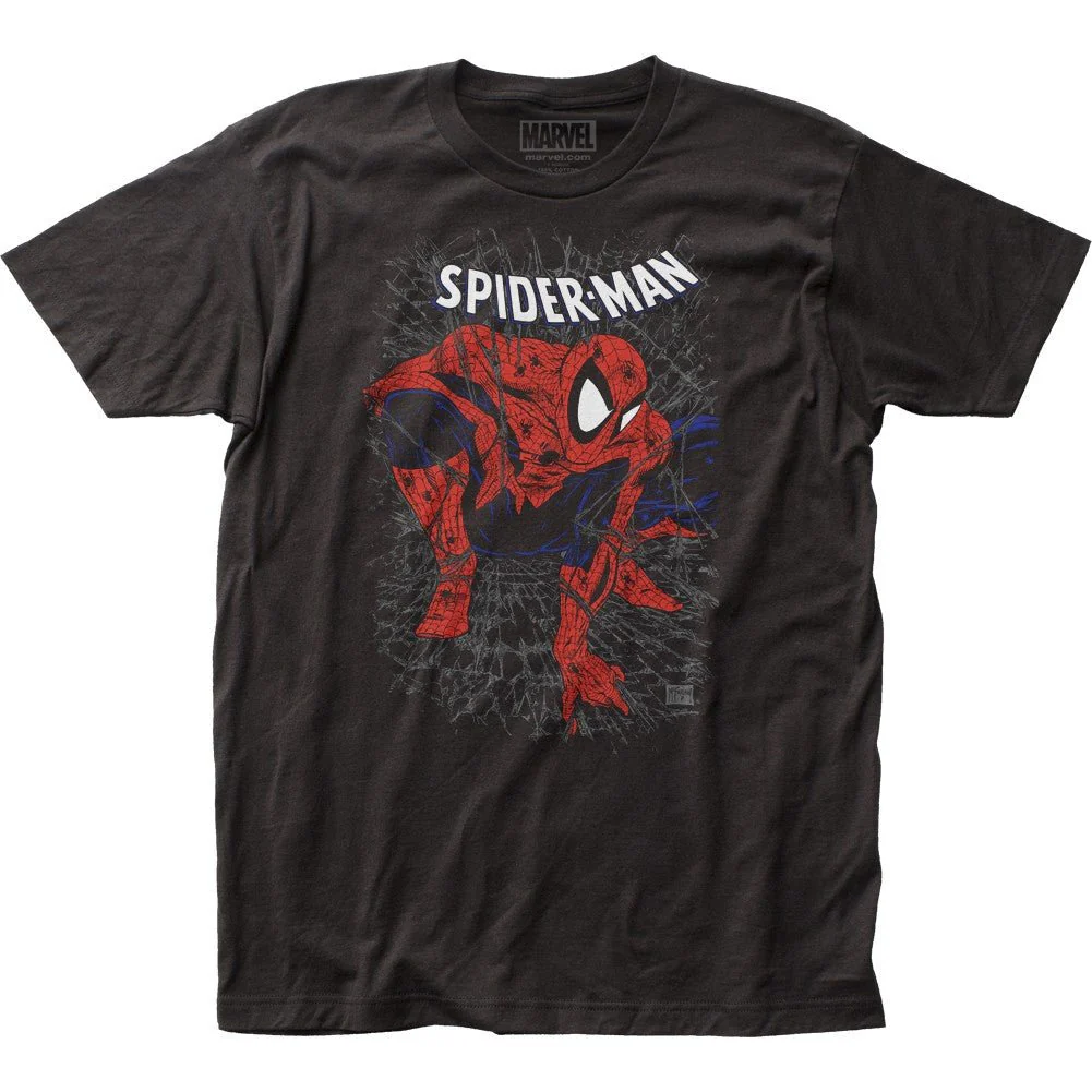Spider-Man Tangled Web Marvel Adult T-Shirt - Image 1