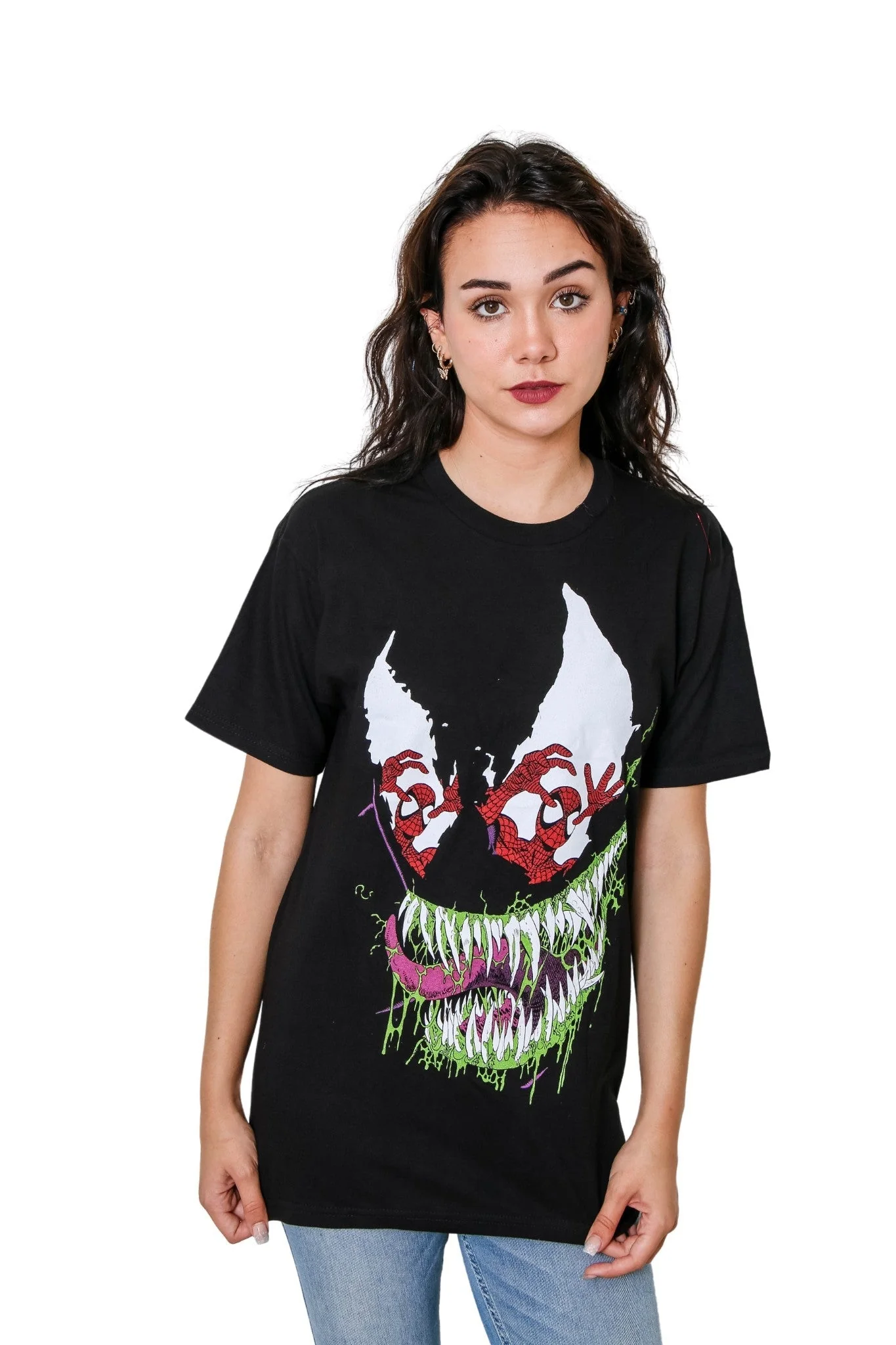 Spider-Man Venom Reflections Erik Larsen Marvel Adult T Shirt - Image 3