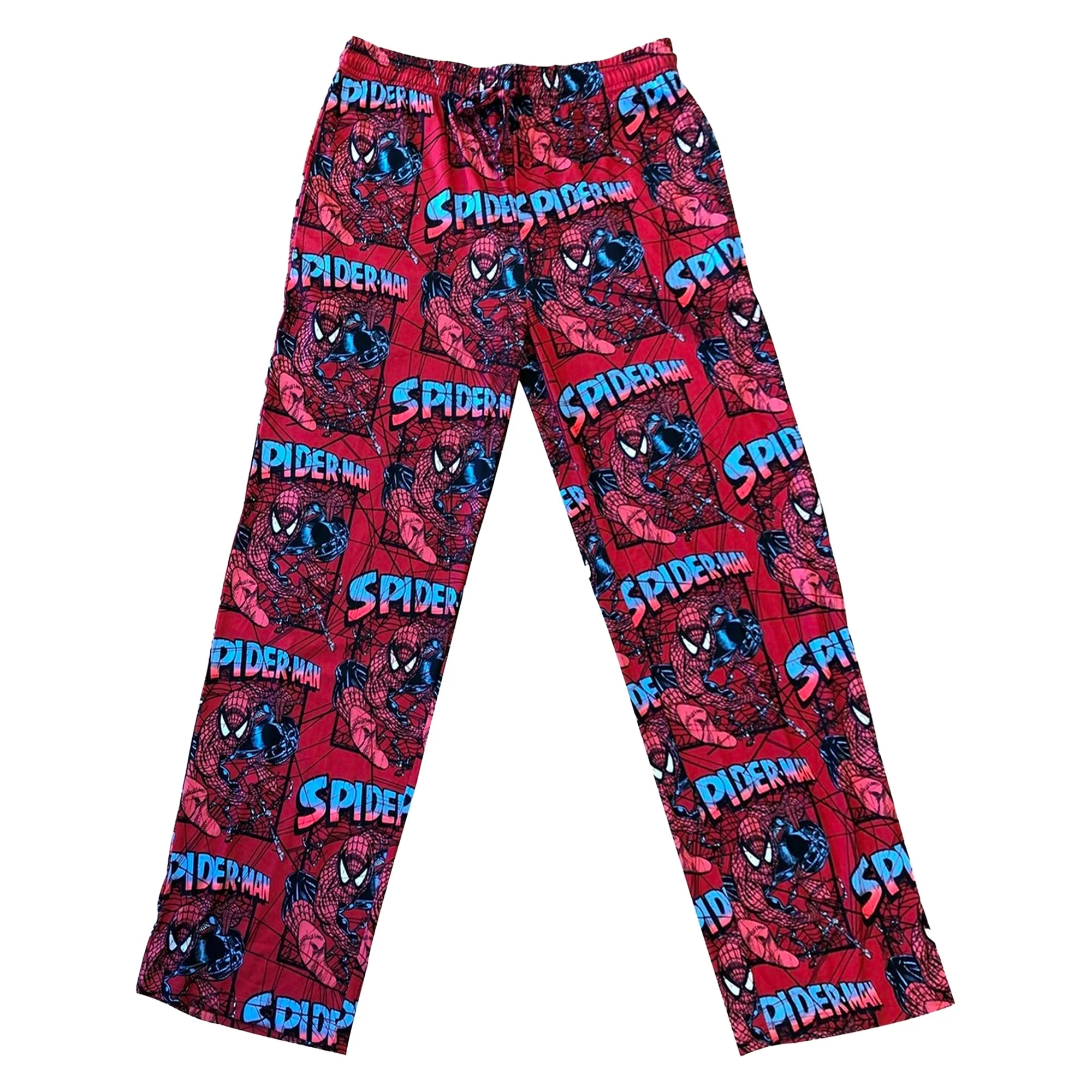 Spider-Man Web Slinger 90’s All Over Marvel Lounge Sleep Pants