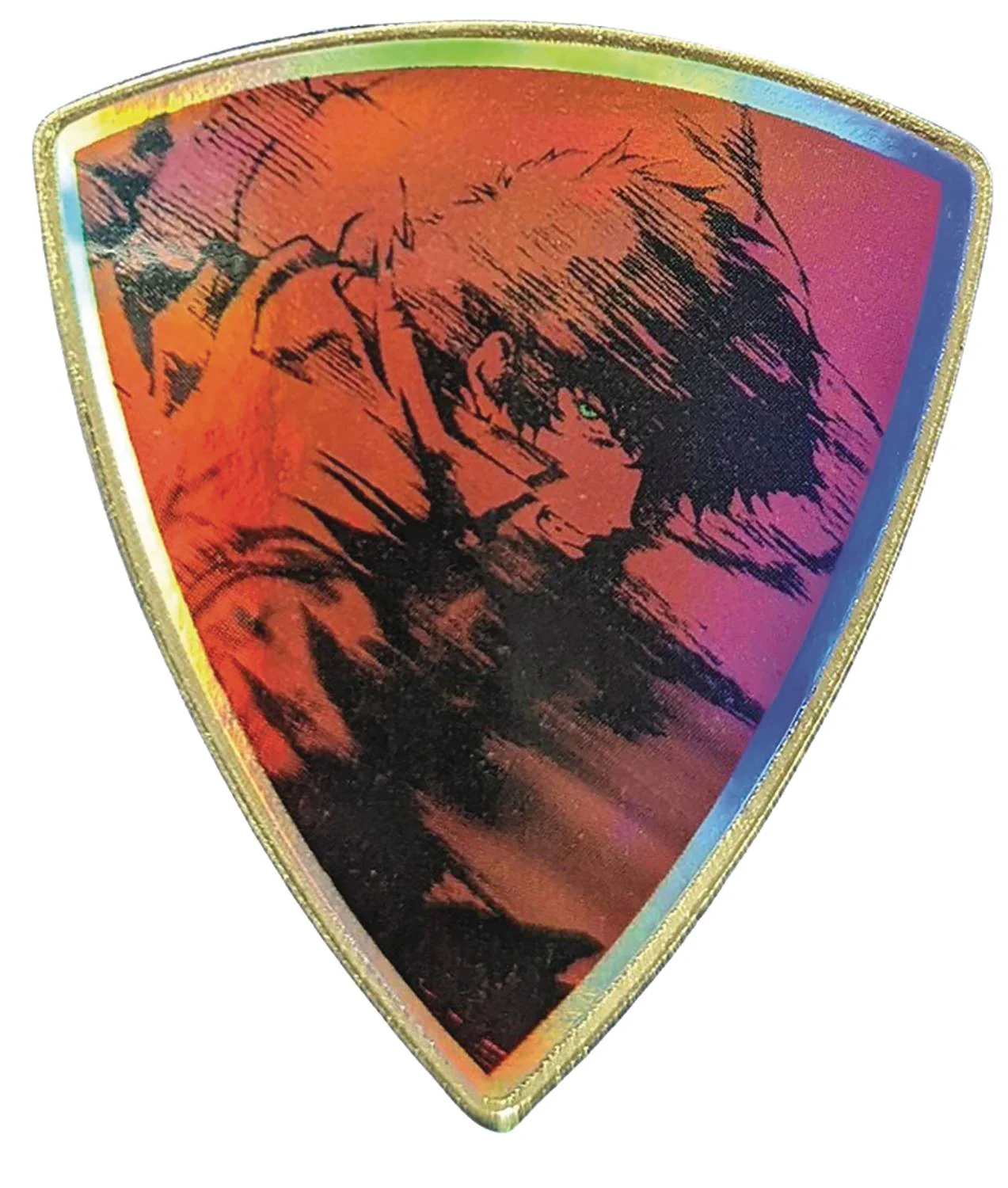 Spike Spiegel – Foil Shield Series – Cowboy Bebop Pin Zen Monkey Studios