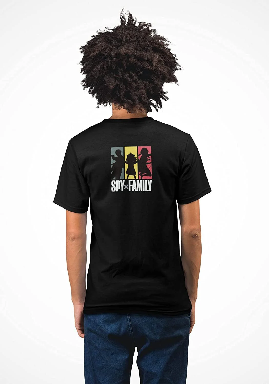 Spy X Family - Forger Family Eyes Frame Adult Men T-Shirt - Image 3