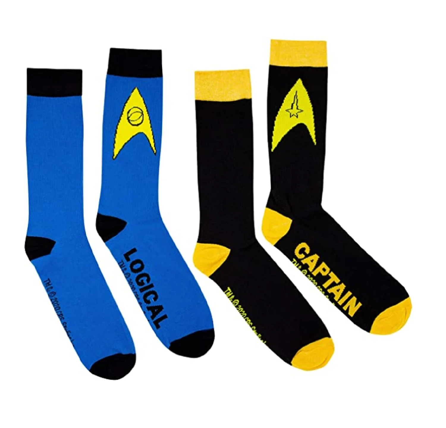 Star Trek Logical Captain 2-Pack Crew Socks - Image 2