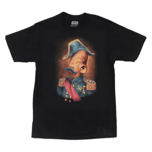 Star Wars Admiral Ackbar Painting Adult T-Shirt - Image 1