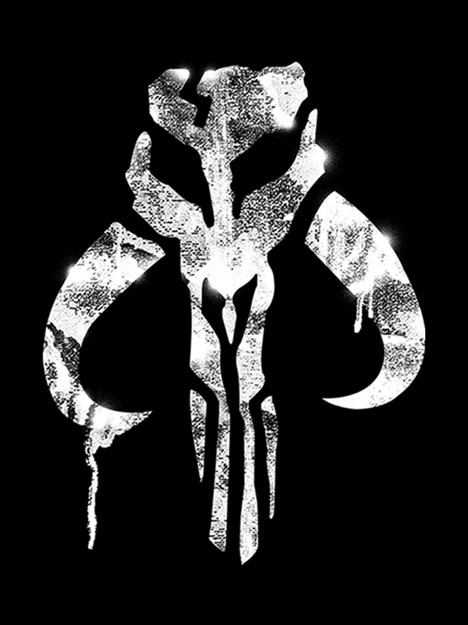 Star Wars Boba Fett Mandalorian Symbol Officially Licensed Adult T Shirt - Image 2