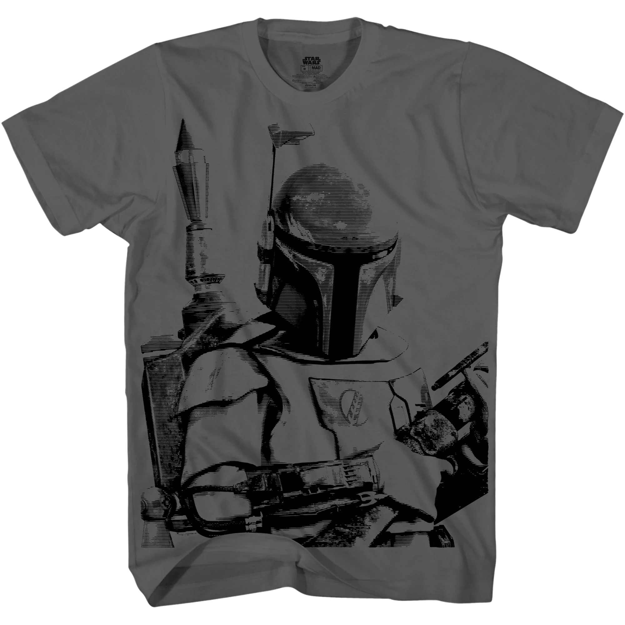 Star Wars Boba Fett Sarlacc Bait Adult T-Shirt - Image 1