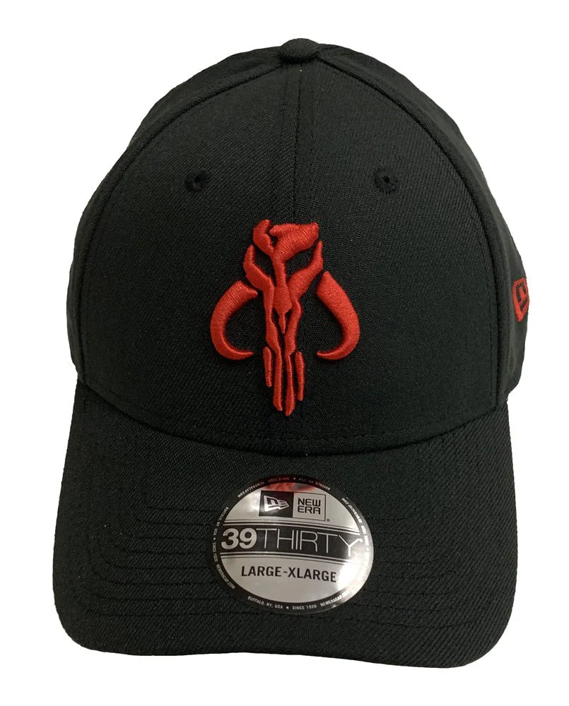 Star Wars Boba Fett Symbol New Era 39Thirty Fitted Hat - Large/Xlarge - Image 1