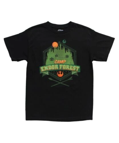 Star Wars Camp Endor Forest Adult T-Shirt - Image 1
