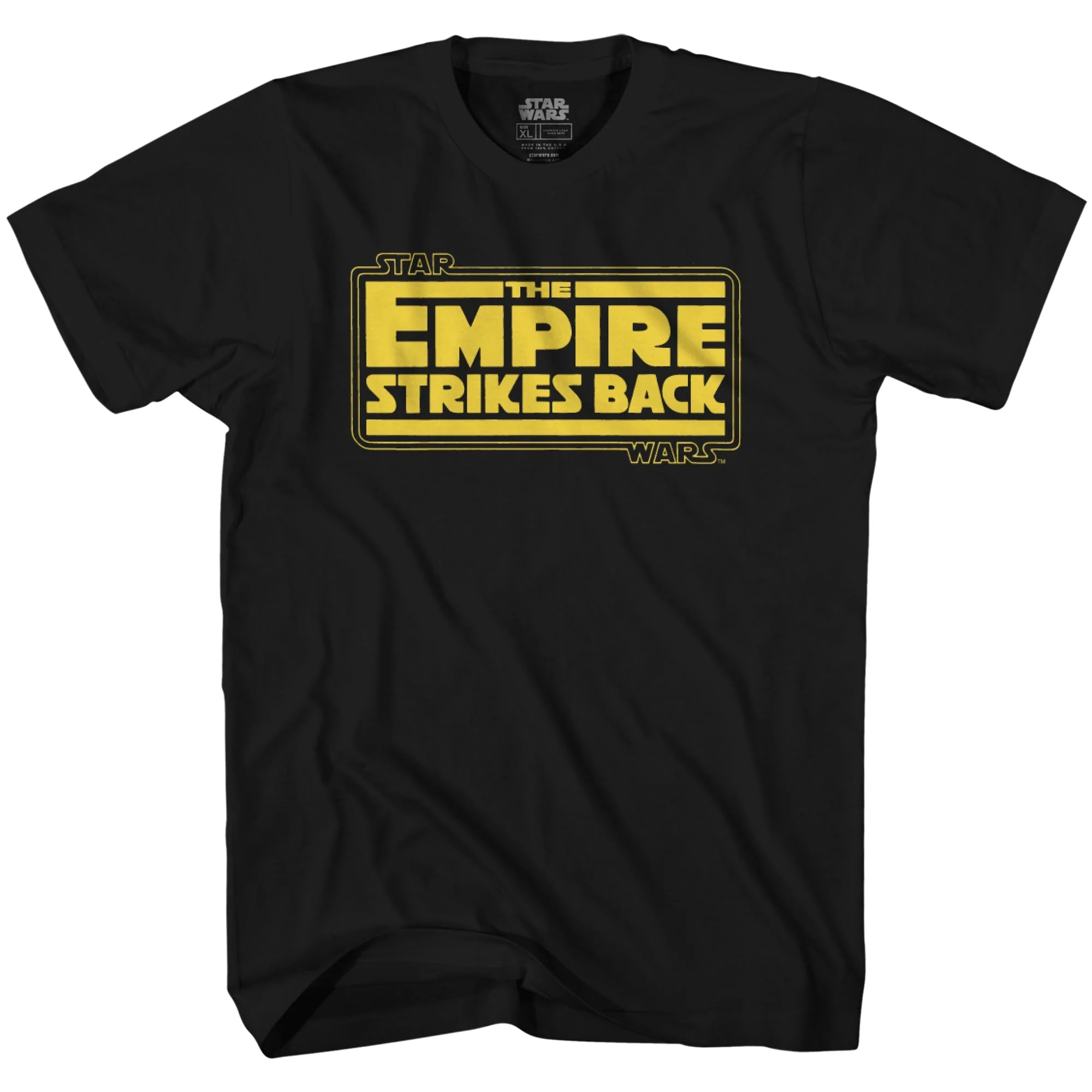Star Wars Empire Strikes Back 40th Anniversary Logo Adult T Shirt - Image 1