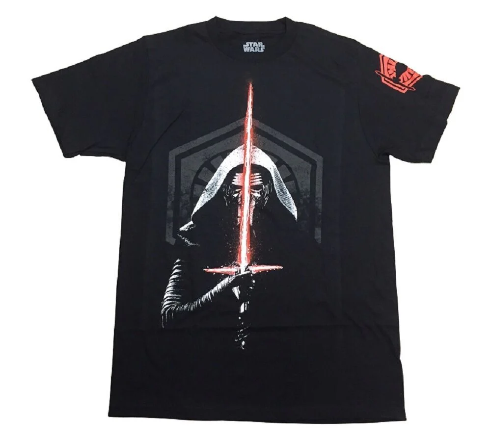 Star Wars Episode 7 Kylo Ren Galactic Empire Logo Adult T-Shirt - Image 1