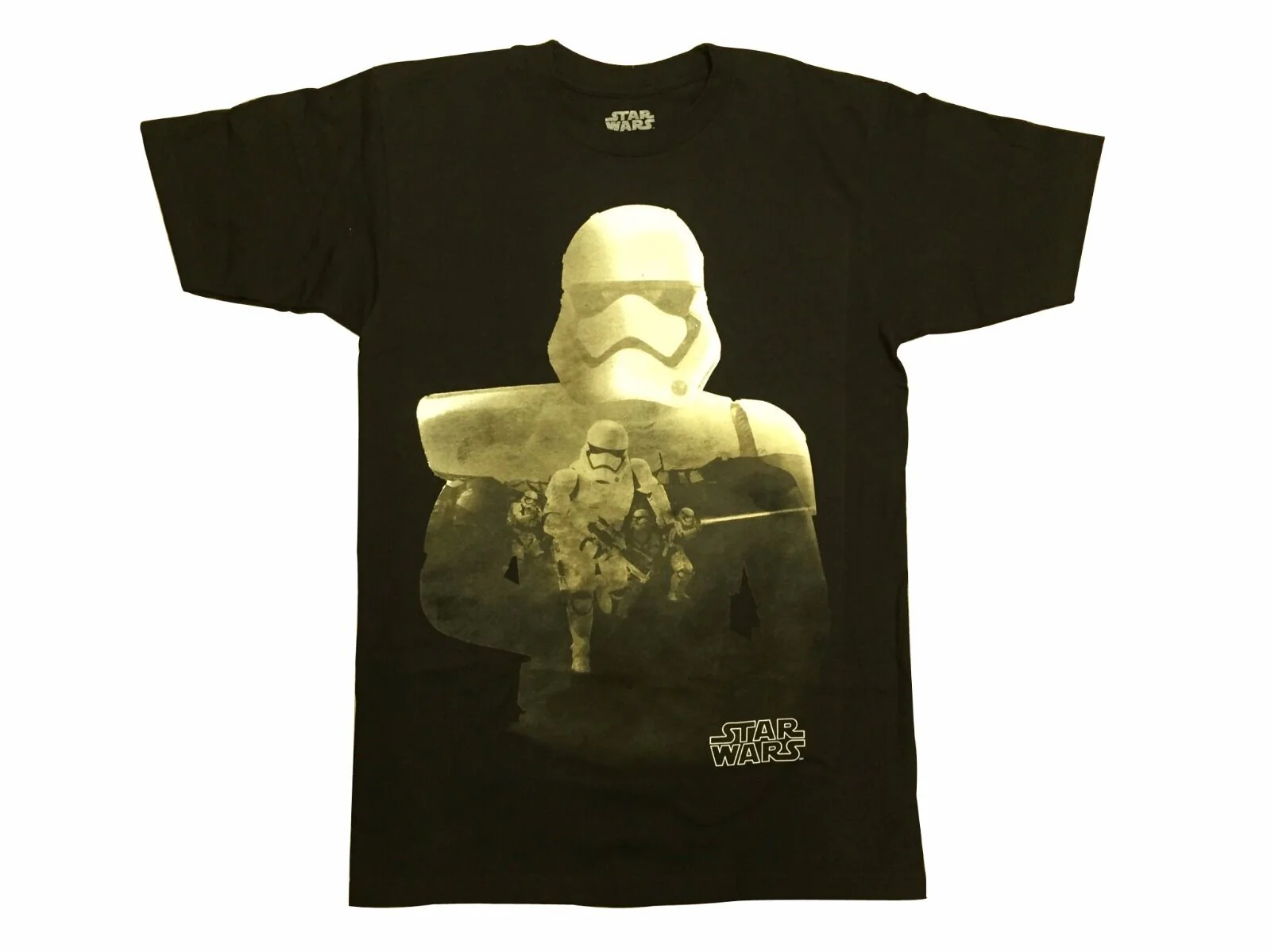 Star Wars Force Awakens Trooper Silhouette Adult T-Shirt - Image 2