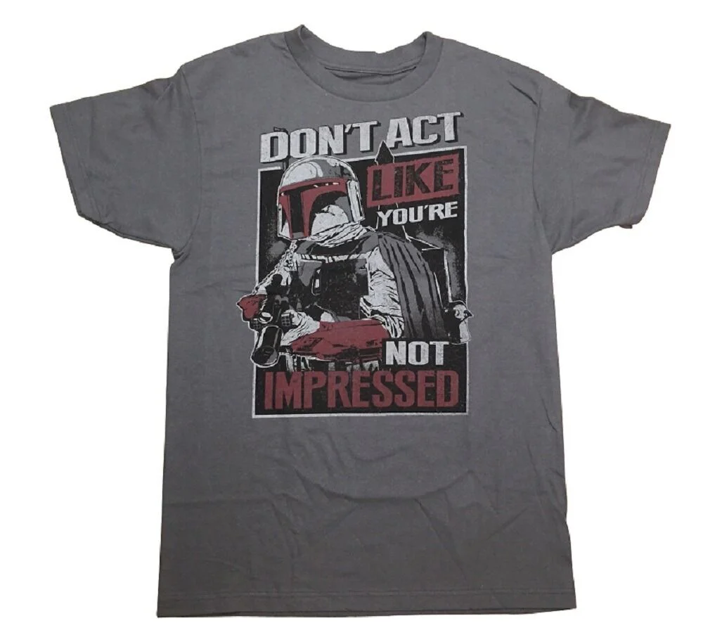 Star Wars Movie Boba Fett Impressions Adult T-Shirt - Image 1