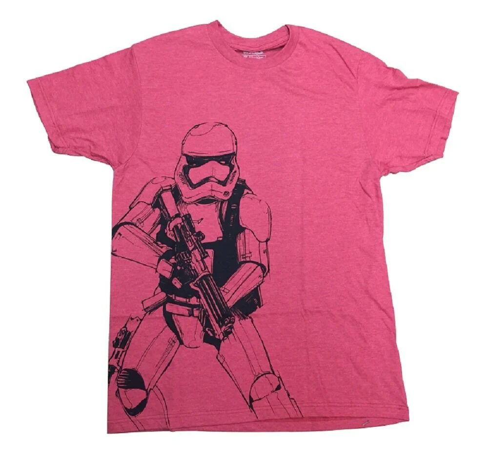 Star Wars Movie Trooper Drawing Stormtrooper Adult T-Shirt - Image 1